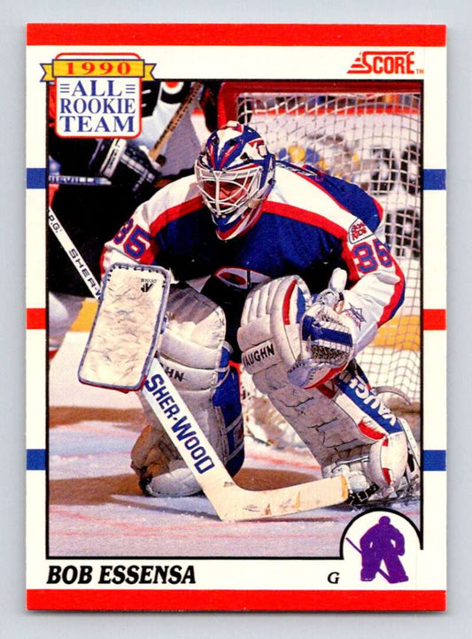 1990-91 Score Canadian Hockey #324 Bob Essensa ART  Winnipeg Jets  Image 1