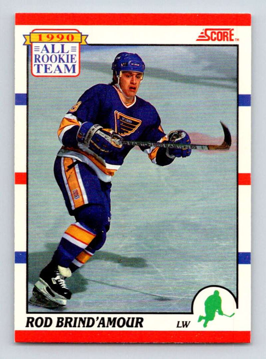 1990-91 Score Canadian Hockey #328 Rod Brind'Amour ART  St. Louis Blues  Image 1