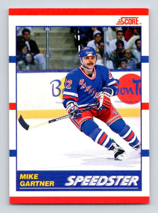 1990-91 Score Canadian Hockey #333 Mike Gartner   Image 1