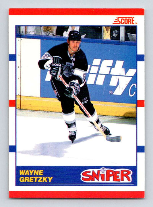 1990-91 Score Canadian Hockey #336 Wayne Gretzky  Los Angeles Kings  Image 1
