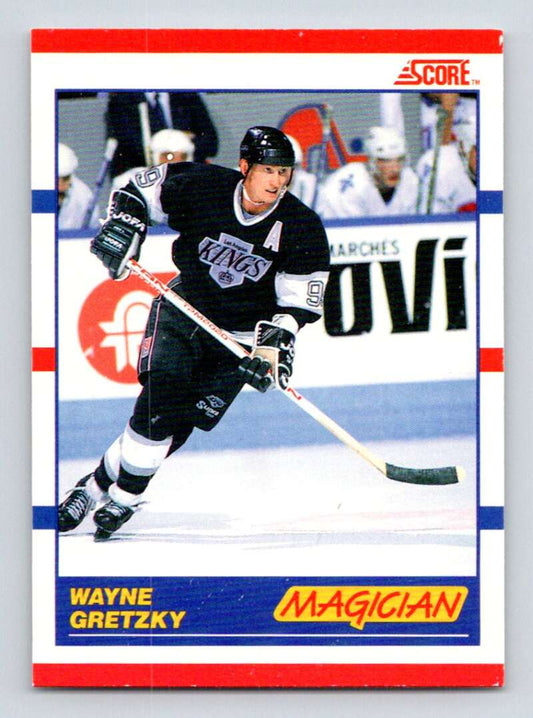 1990-91 Score Canadian Hockey #338 Wayne Gretzky  Los Angeles Kings  Image 1
