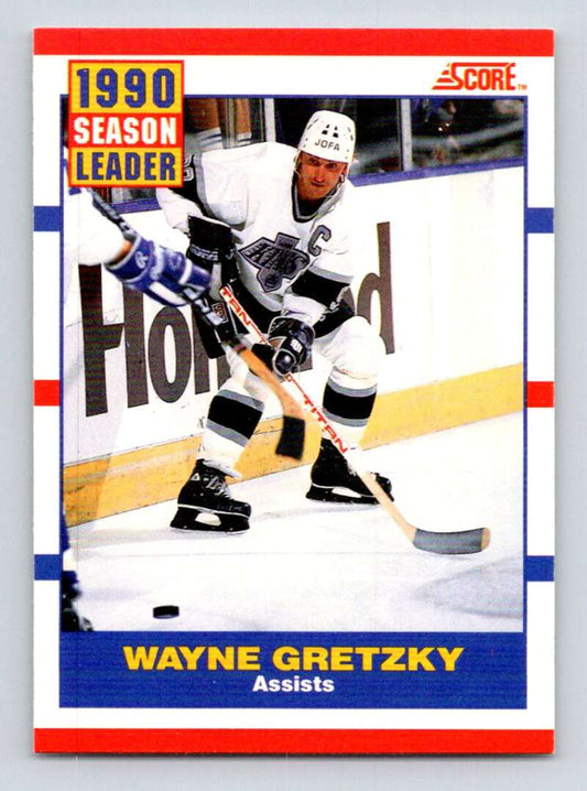 1990-91 Score Canadian Hockey #352 Wayne Gretzky LL  Los Angeles Kings  Image 1