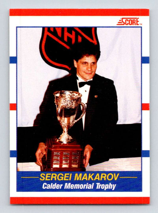 1990-91 Score Canadian Hockey #362 Sergei Makarov   Image 1