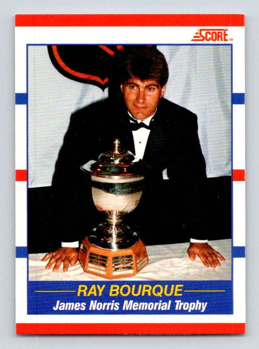 1990-91 Score Canadian Hockey #363 Ray Bourque   Image 1