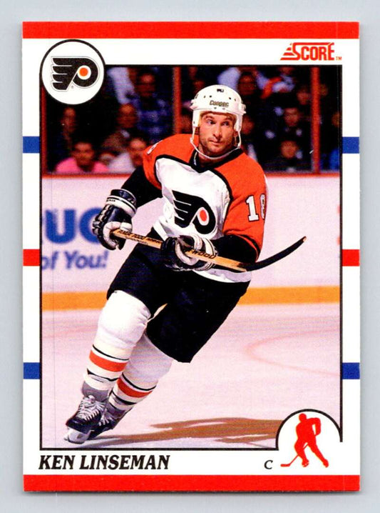 1990-91 Score Canadian Hockey #380 Ken Linseman   Image 1