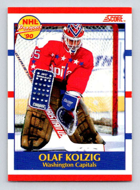 1990-91 Score Canadian Hockey #392 Olaf Kolzig  RC Rookie  Image 1