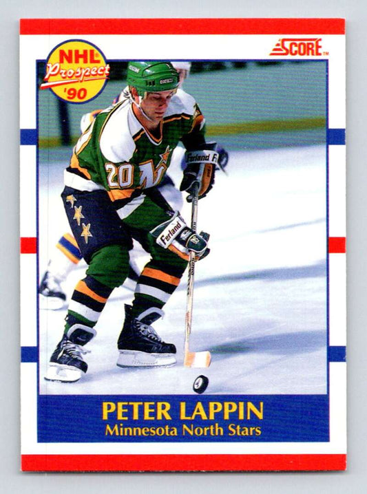 1990-91 Score Canadian Hockey #403 Peter Lappin  Minnesota North Stars  Image 1