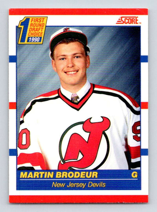 1990-91 Score Canadian Hockey #439 Martin Brodeur  RC Rookie New Jersey Devils  Image 1