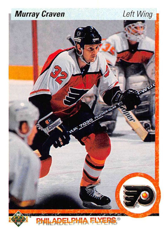 1990-91 Upper Deck Hockey  #6 Murray Craven  Philadelphia Flyers  Image 1