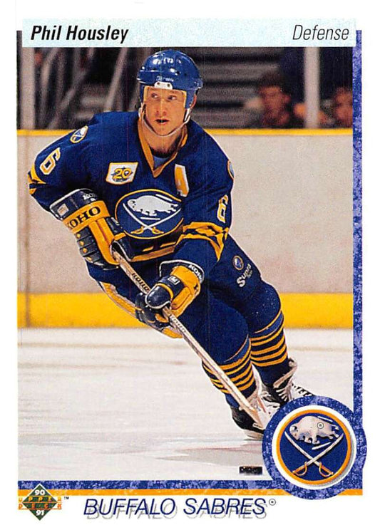 1990-91 Upper Deck Hockey  #22 Phil Housley  Buffalo Sabres  Image 1