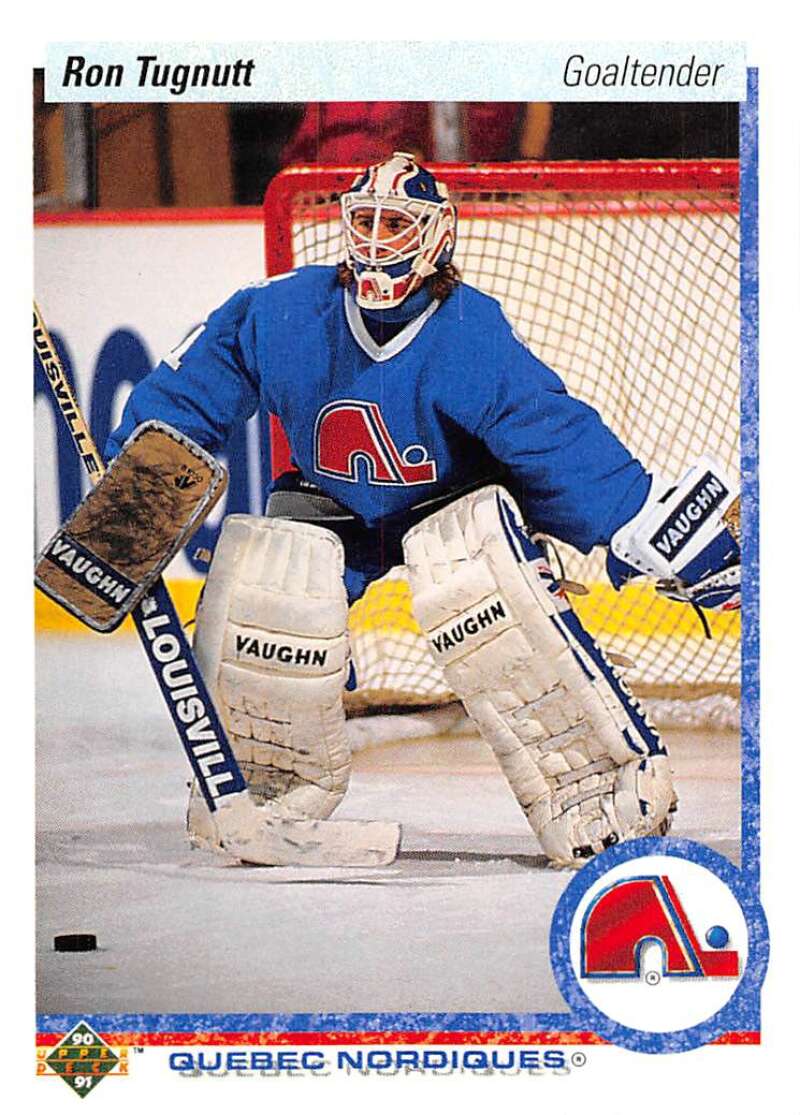 1990-91 Upper Deck Hockey  #27 Ron Tugnutt   Image 1