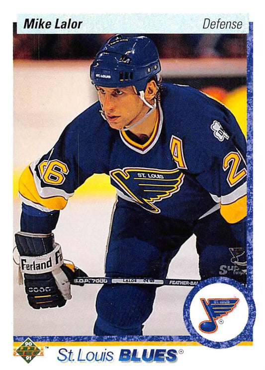1990-91 Upper Deck Hockey  #40 Mike Lalor   Image 1
