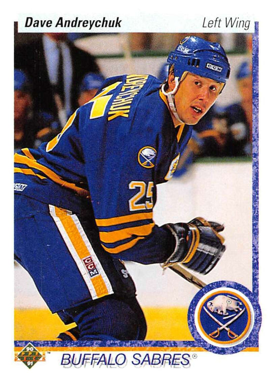 1990-91 Upper Deck Hockey  #41 Dave Andreychuk  Buffalo Sabres  Image 1