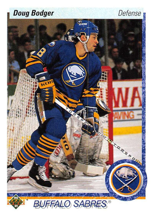 1990-91 Upper Deck Hockey  #50 Doug Bodger  Buffalo Sabres  Image 1