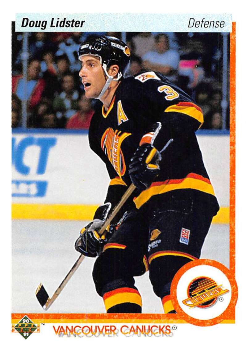 1990-91 Upper Deck Hockey  #60 Doug Lidster  Vancouver Canucks  Image 1