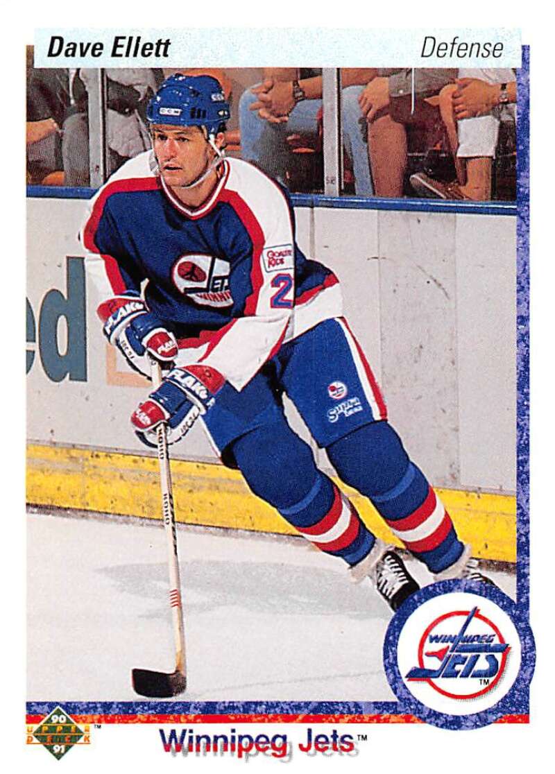 1990-91 Upper Deck Hockey  #71 Dave Ellett   Image 1