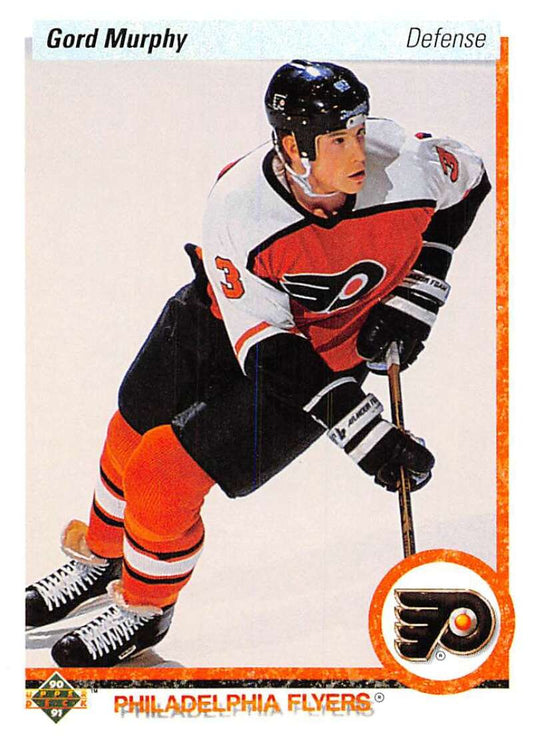 1990-91 Upper Deck Hockey  #86 Gord Murphy  RC Rookie Philadelphia Flyers  Image 1