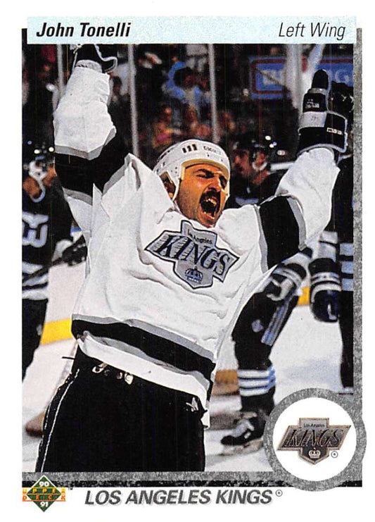 1990-91 Upper Deck Hockey  #95 John Tonelli  Los Angeles Kings  Image 1