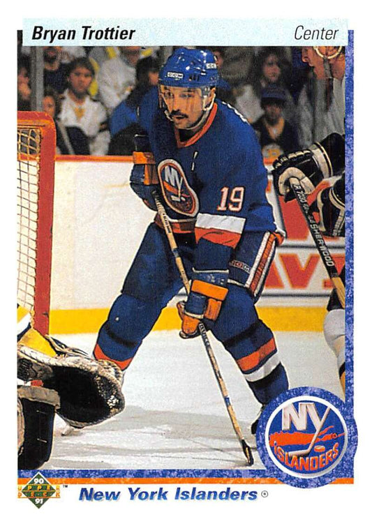 1990-91 Upper Deck Hockey  #137 Bryan Trottier   Image 1