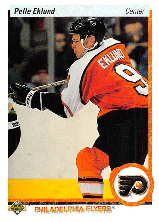 1990-91 Upper Deck Hockey  #138 Pelle Eklund  Philadelphia Flyers  Image 1