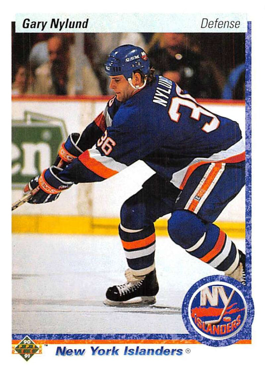 1990-91 Upper Deck Hockey  #139 Gary Nylund  New York Islanders  Image 1
