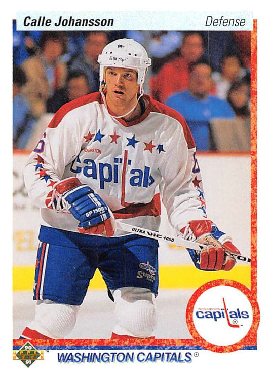 1990-91 Upper Deck Hockey  #149 Calle Johansson  Washington Capitals  Image 1