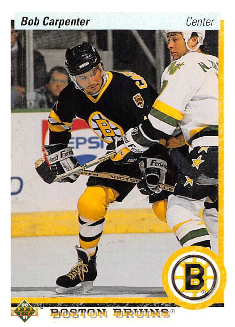 1990-91 Upper Deck Hockey  #158 Bob Carpenter   Image 1