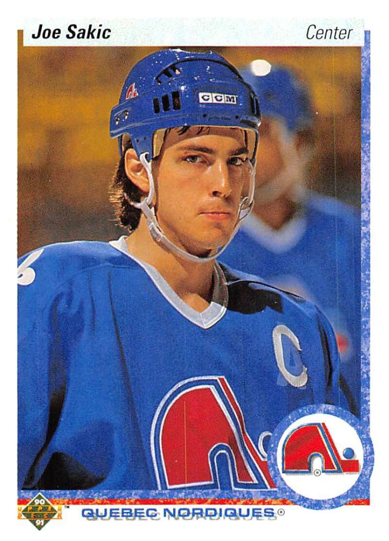 1990-91 Upper Deck Hockey  #164 Joe Sakic   Image 1