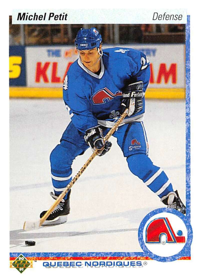 1990-91 Upper Deck Hockey  #181 Michel Petit   Image 1