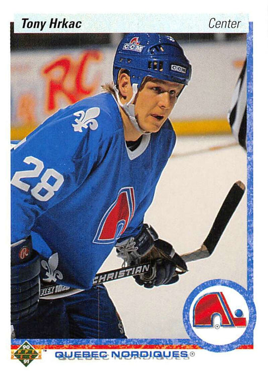 1990-91 Upper Deck Hockey  #184 Tony Hrkac   Image 1