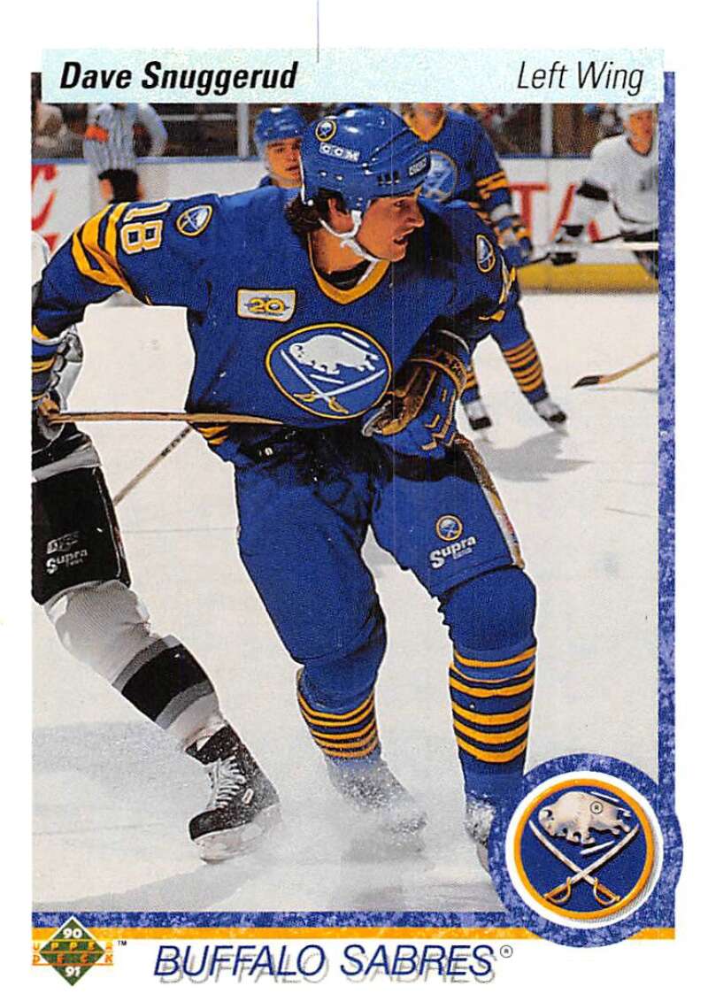 1990-91 Upper Deck Hockey  #189 Dave Snuggerud   Image 1