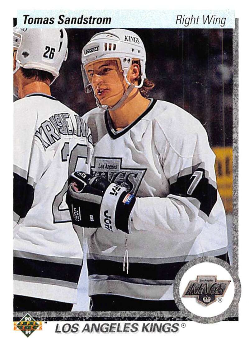 1990-91 Upper Deck Hockey  #251 Tomas Sandstrom  Los Angeles Kings  Image 1