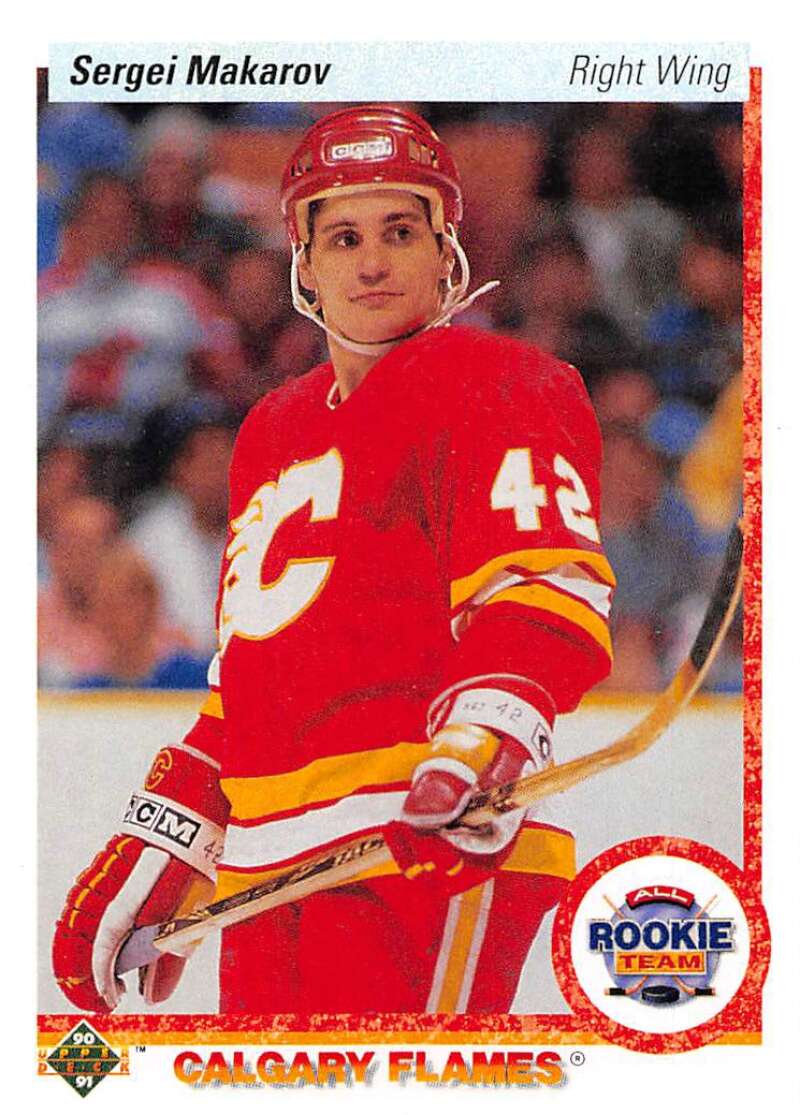 1990-91 Upper Deck Hockey  #336 Sergei Makarov ART   Image 1