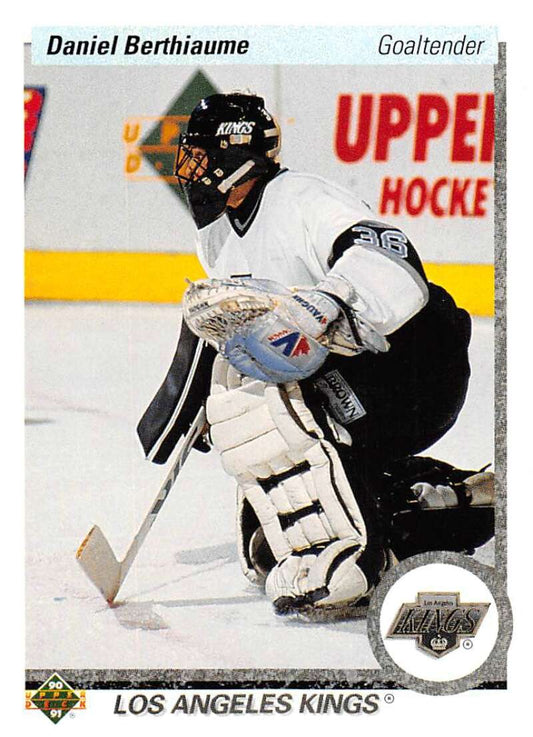 1990-91 Upper Deck Hockey  #412 Daniel Berthiaume   Image 1
