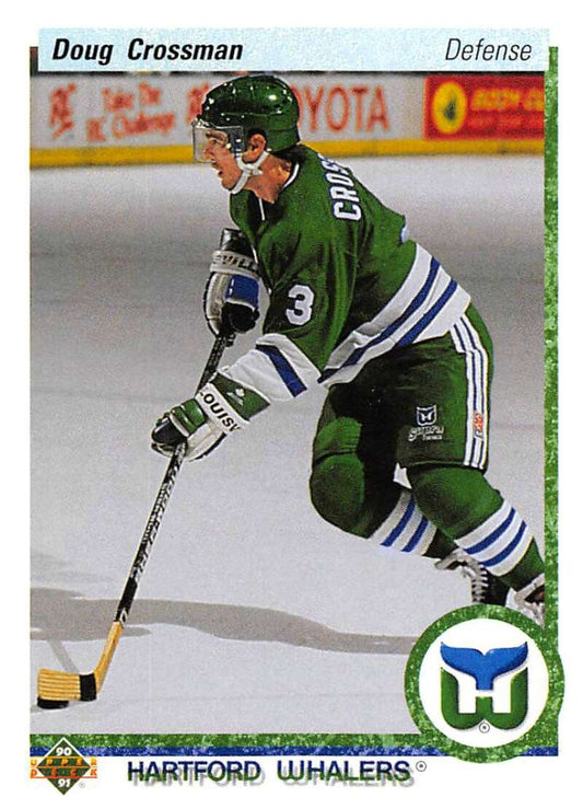 1990-91 Upper Deck Hockey  #419 Doug Crossman   Image 1