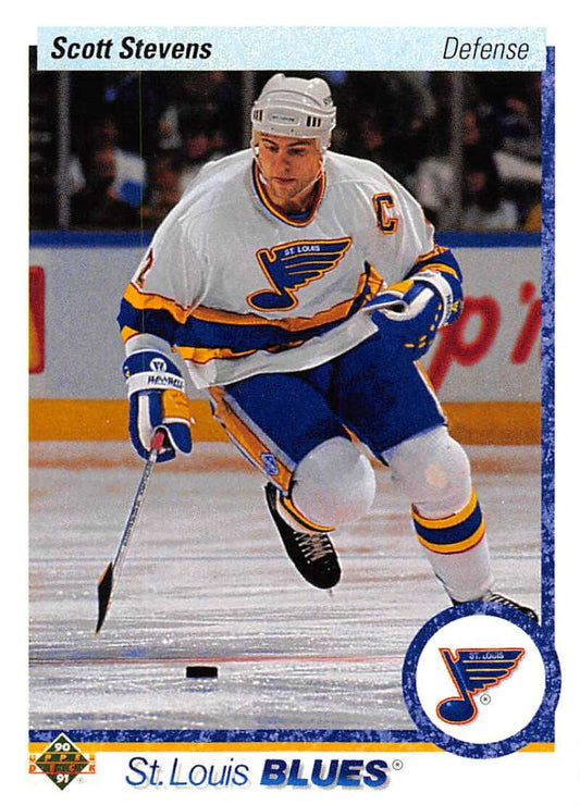 1990-91 Upper Deck Hockey  #436 Scott Stevens   Image 1