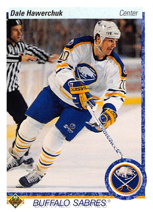 1990-91 Upper Deck Hockey  #443 Dale Hawerchuk   Image 1