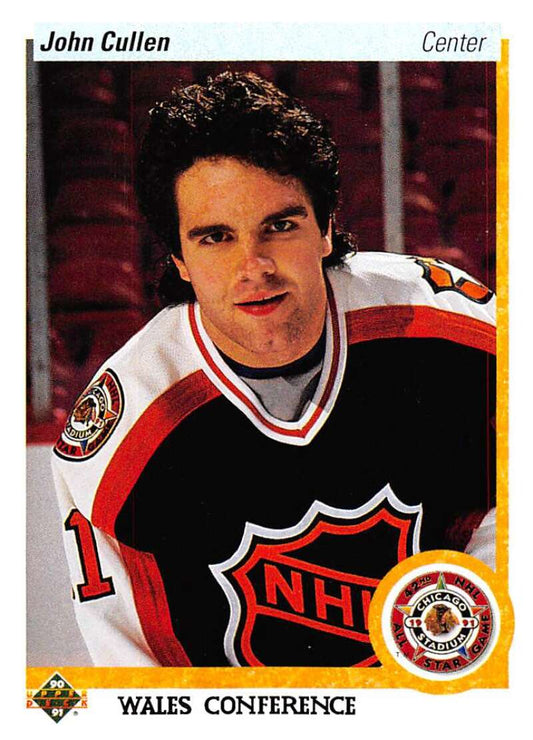 1990-91 Upper Deck Hockey  #492 John Cullen AS  Pittsburgh Penguins  Image 1