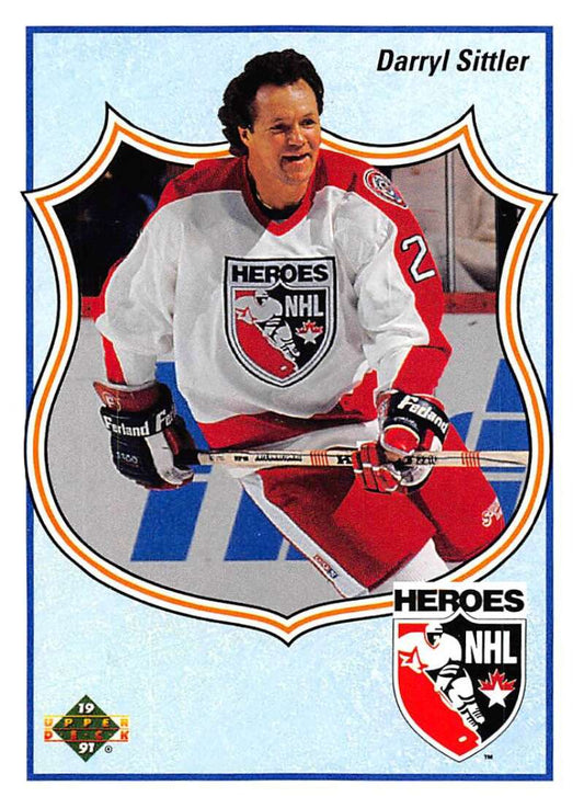 1990-91 Upper Deck Hockey  #504 Darryl Sittler   Image 1