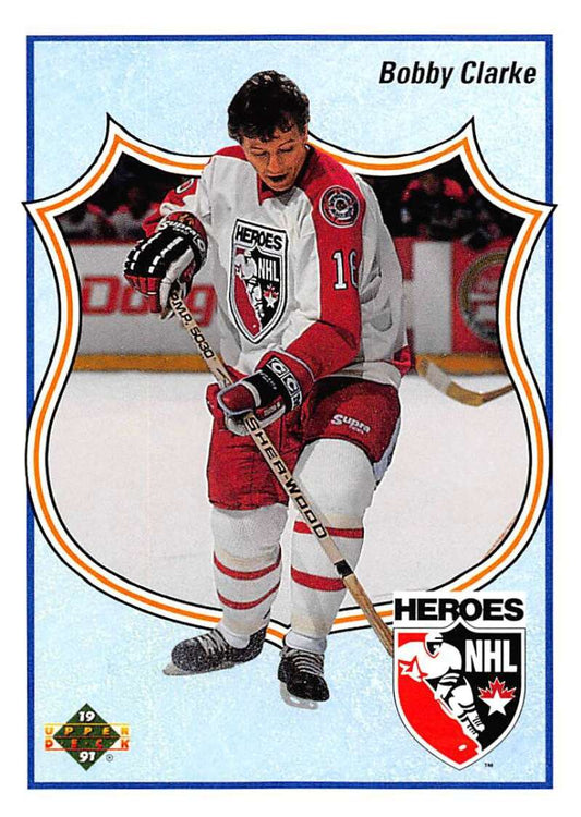 1990-91 Upper Deck Hockey  #509 Bobby Clarke  Philadelphia Flyers  Image 1