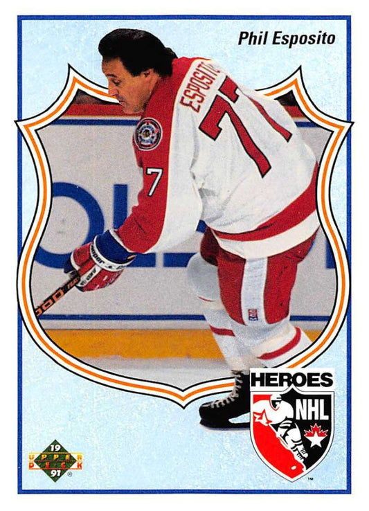 1990-91 Upper Deck Hockey  #510 Phil Esposito   Image 1