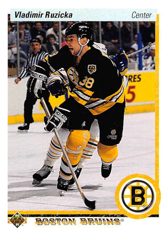 1990-91 Upper Deck Hockey  #538 Vladimir Ruzicka  RC Rookie  Image 1