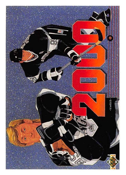 1990-91 Upper Deck Hockey  #545 Wayne Gretzky  Los Angeles Kings  Image 1