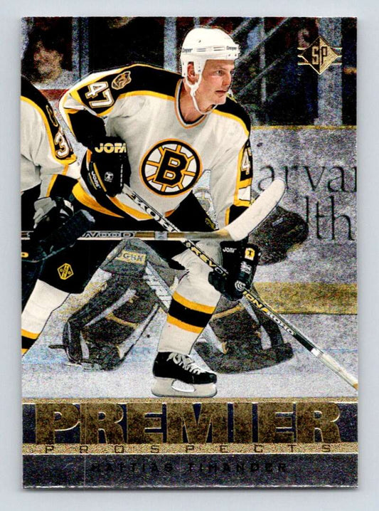 1996-97 SP Hockey #170 Mattias Timander  RC Rookie Bruins  V91099 Image 1