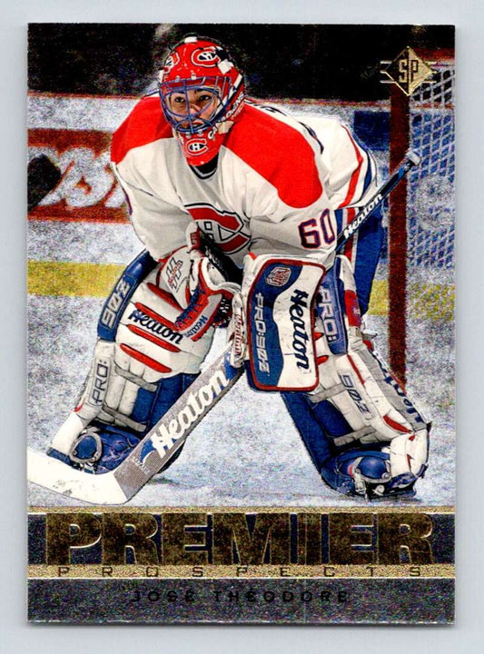 1996-97 SP Hockey #174 Jose Theodore  Montreal Canadiens  V91103 Image 1