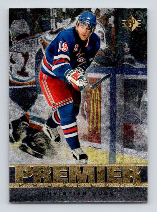 1996-97 SP Hockey #183 Christian Dube  New York Rangers  V91112 Image 1