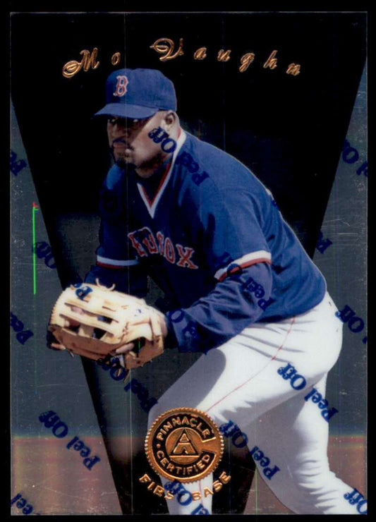 1997 Pinnacle Certified Baseball #2 Mo Vaughn  Boston Red Sox  V86468 Image 1