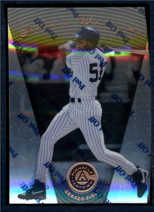 1997 Pinnacle Certified Baseball #10 Bernie Williams  New York Yankees  V86476 Image 1
