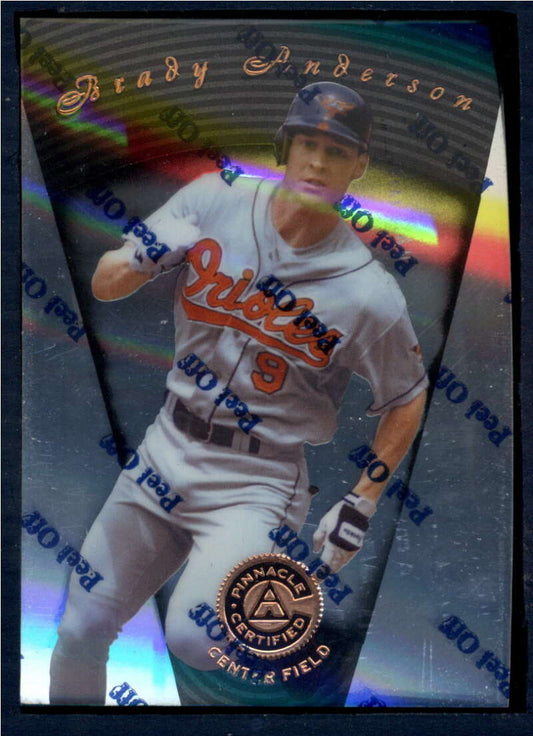 1997 Pinnacle Certified Baseball #27 Brady Anderson  Baltimore Orioles  V86493 Image 1