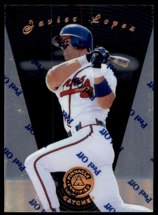 1997 Pinnacle Certified Baseball #42 Javy Lopez  Atlanta Braves  V86508 Image 1